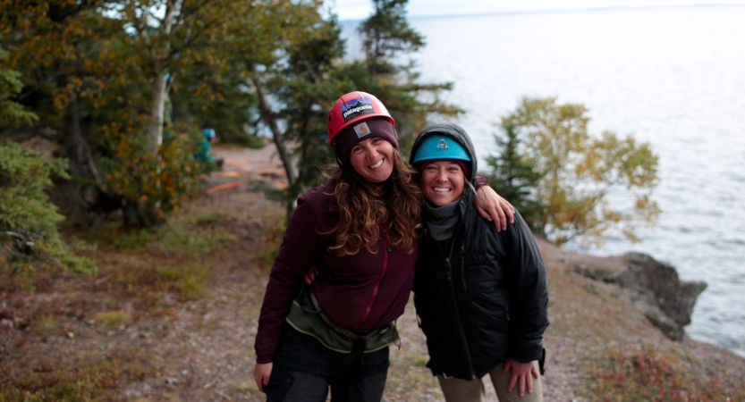 boundary waters rock climbing for struggling teen girls